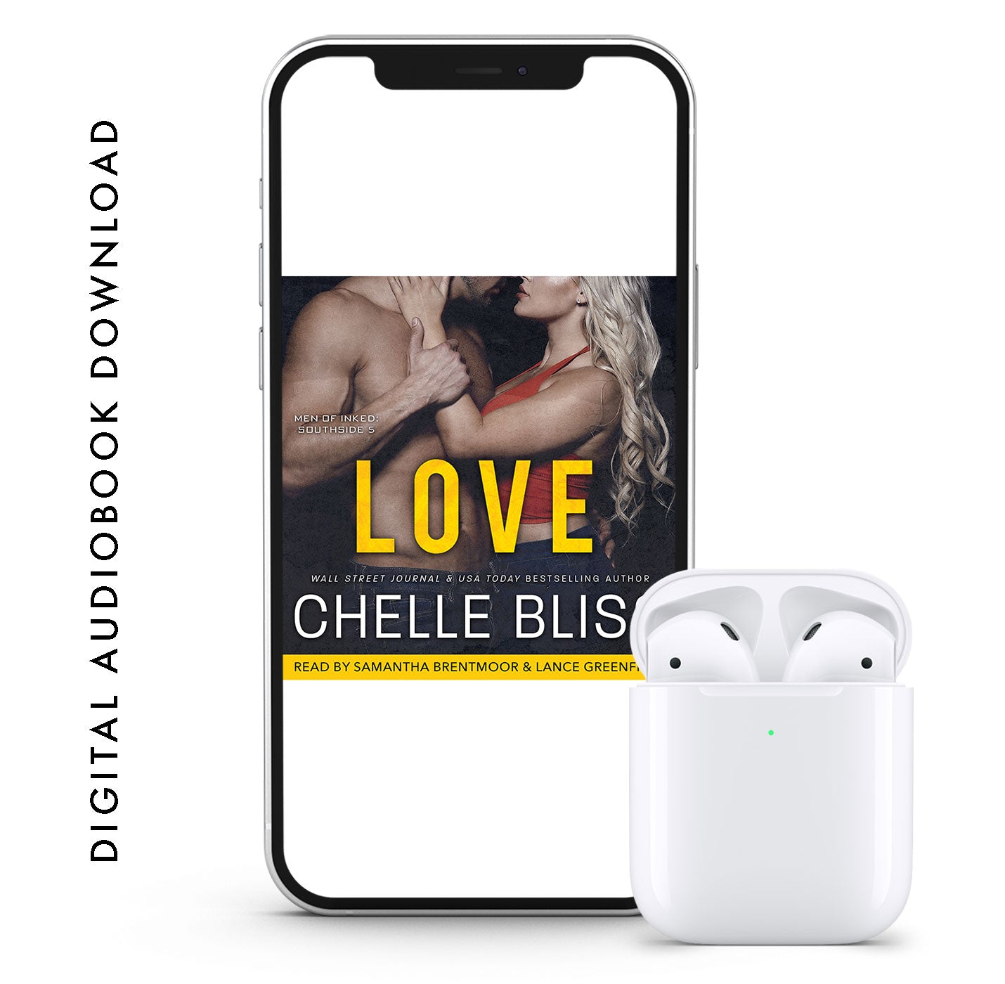 love audiobook by chelle bliss couple embracing
