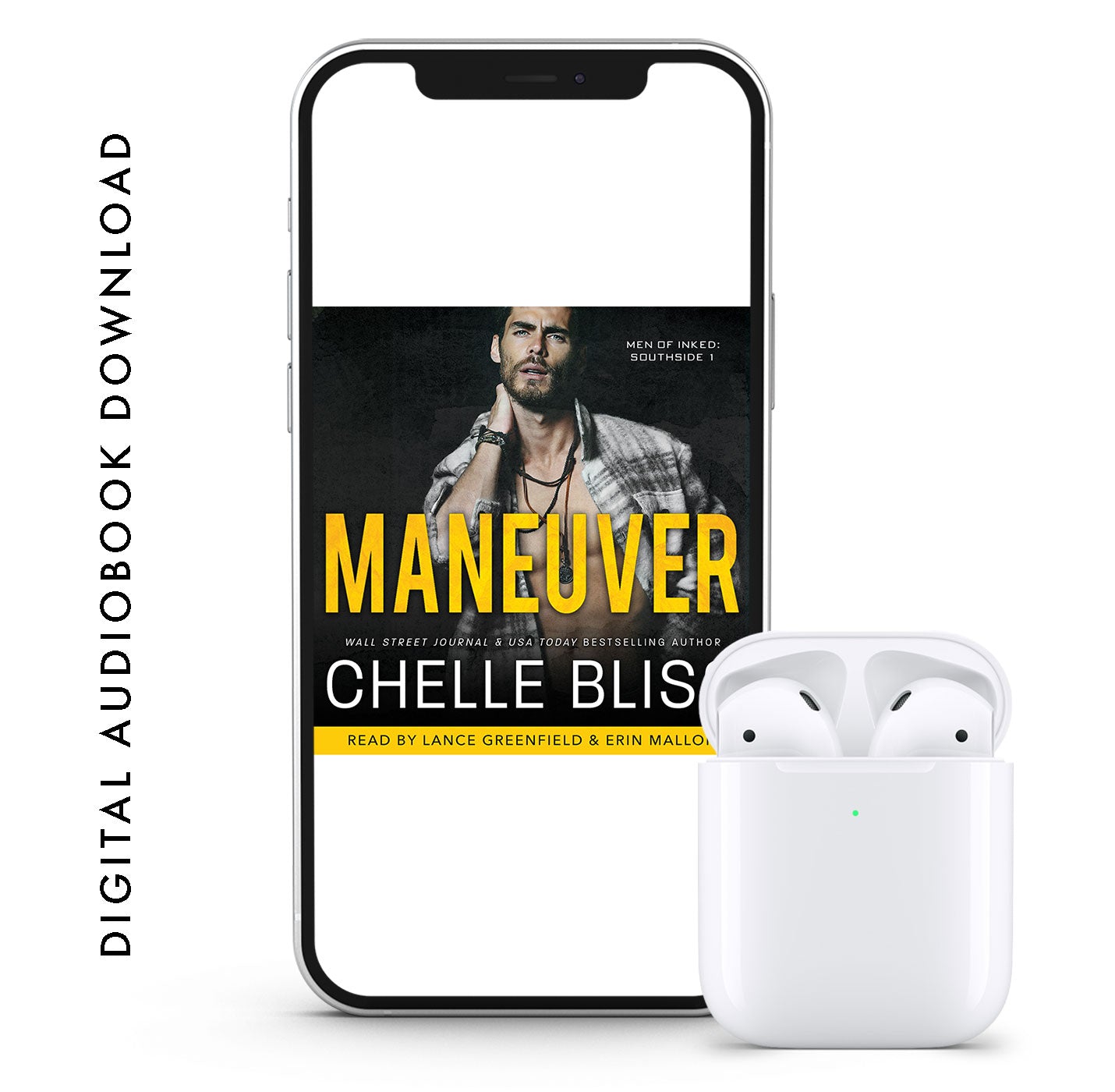 maneuver audiobook by chelle bliss man looking at camera