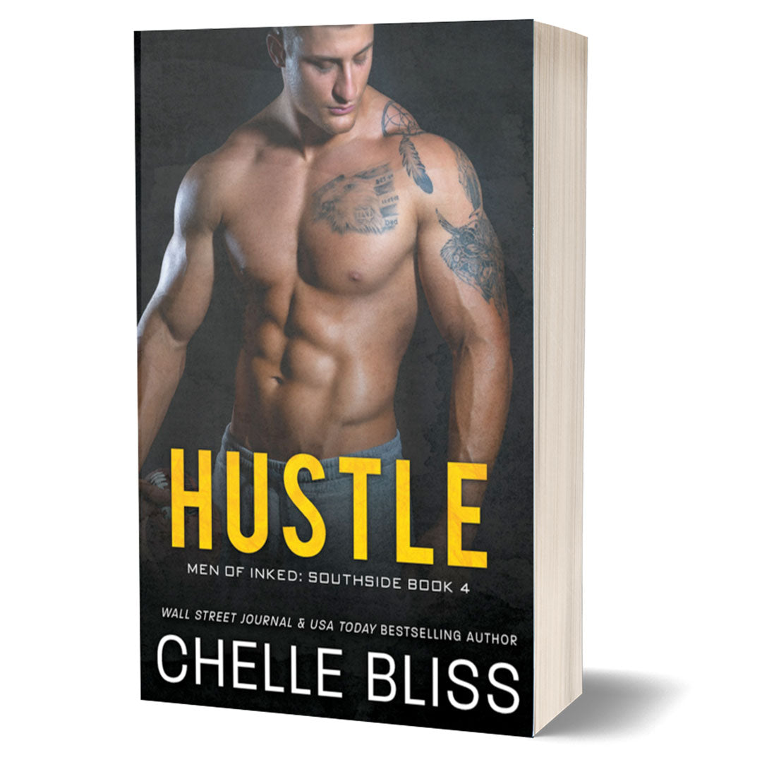 hustle paperback book shirless man