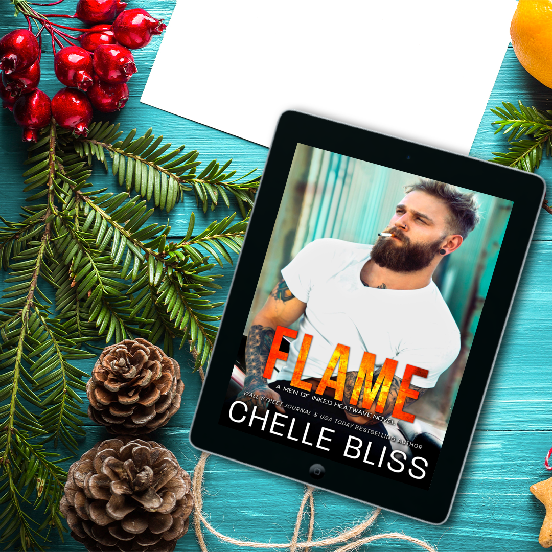 usa today best seller flame ebook by chelle bliss man in white t-shirt