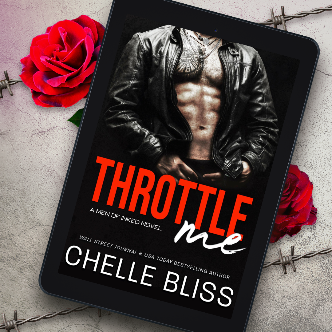 throttle me ebook man wearing leather jacket 