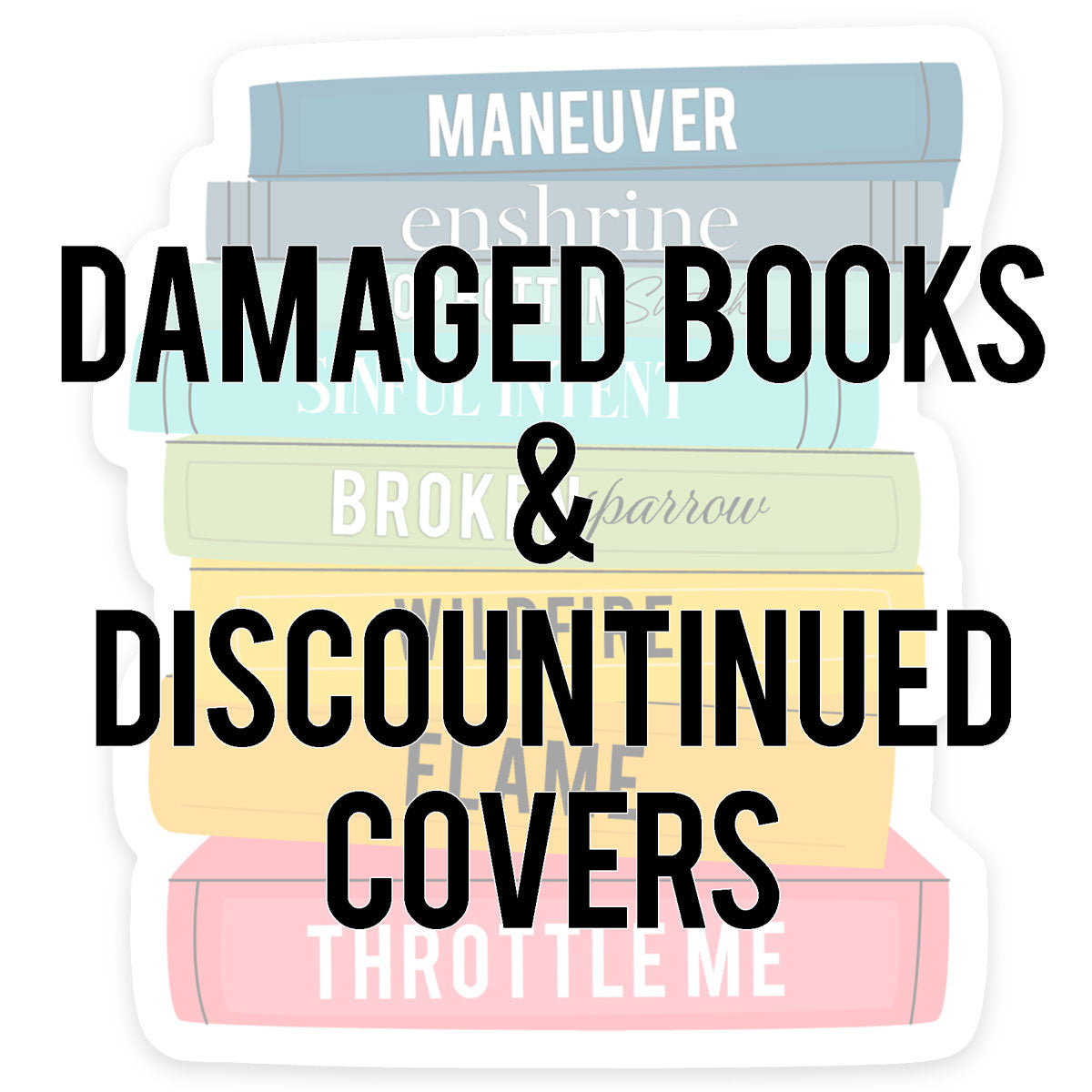 DISCONTINUED COVERS & DAMAGED BOOKS