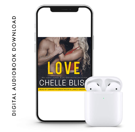 love audiobook by chelle bliss couple embracing 