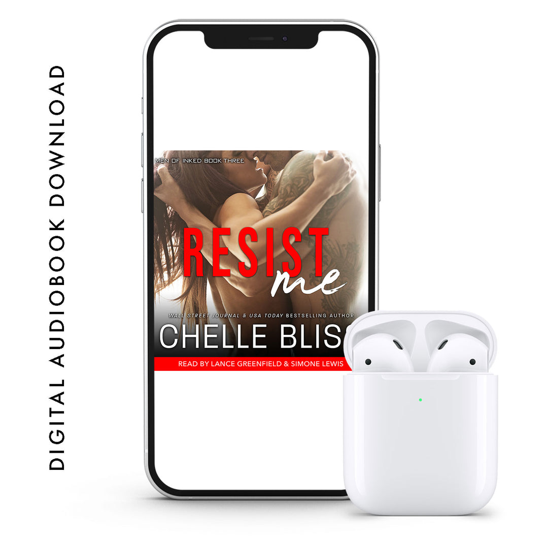 resist me audiobook by chelle bliss couple embracing 
