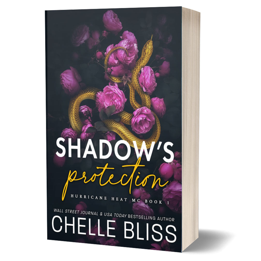 Book cover of 'Shadow's Protection' by Chelle Bliss with a snake and flowers design.