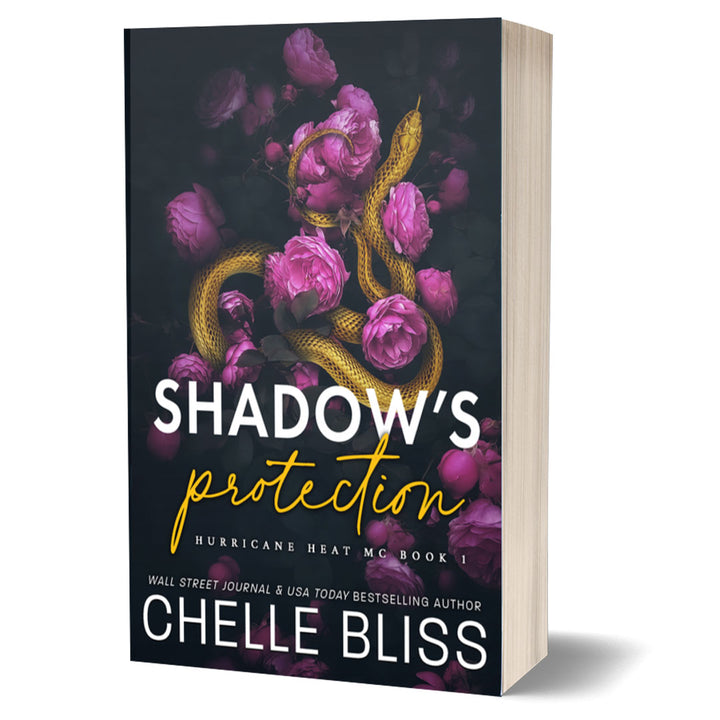 Book cover of 'Shadow's Protection' by Chelle Bliss with a snake and flowers design.