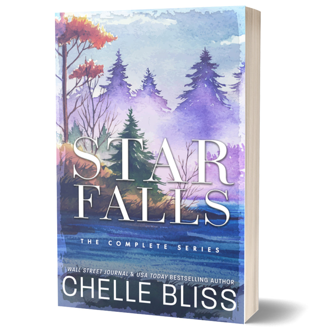 Book cover of 'Star Falls' by Chelle Bliss with a forest design on the cover.