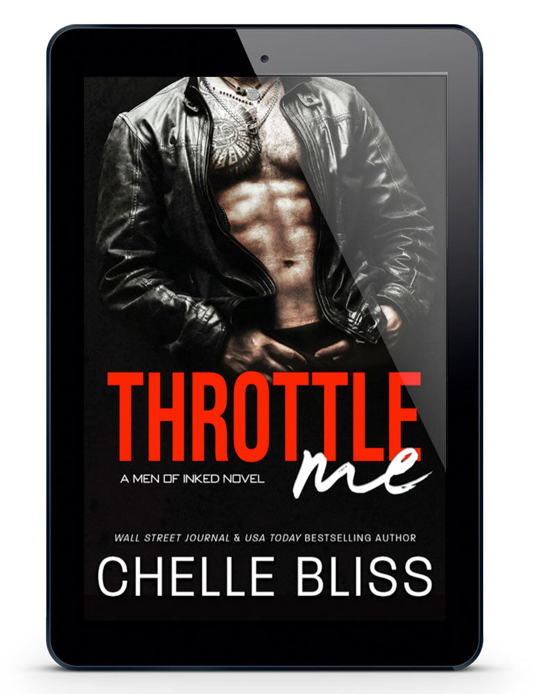 throttle me ebook man wearing leather jacket 