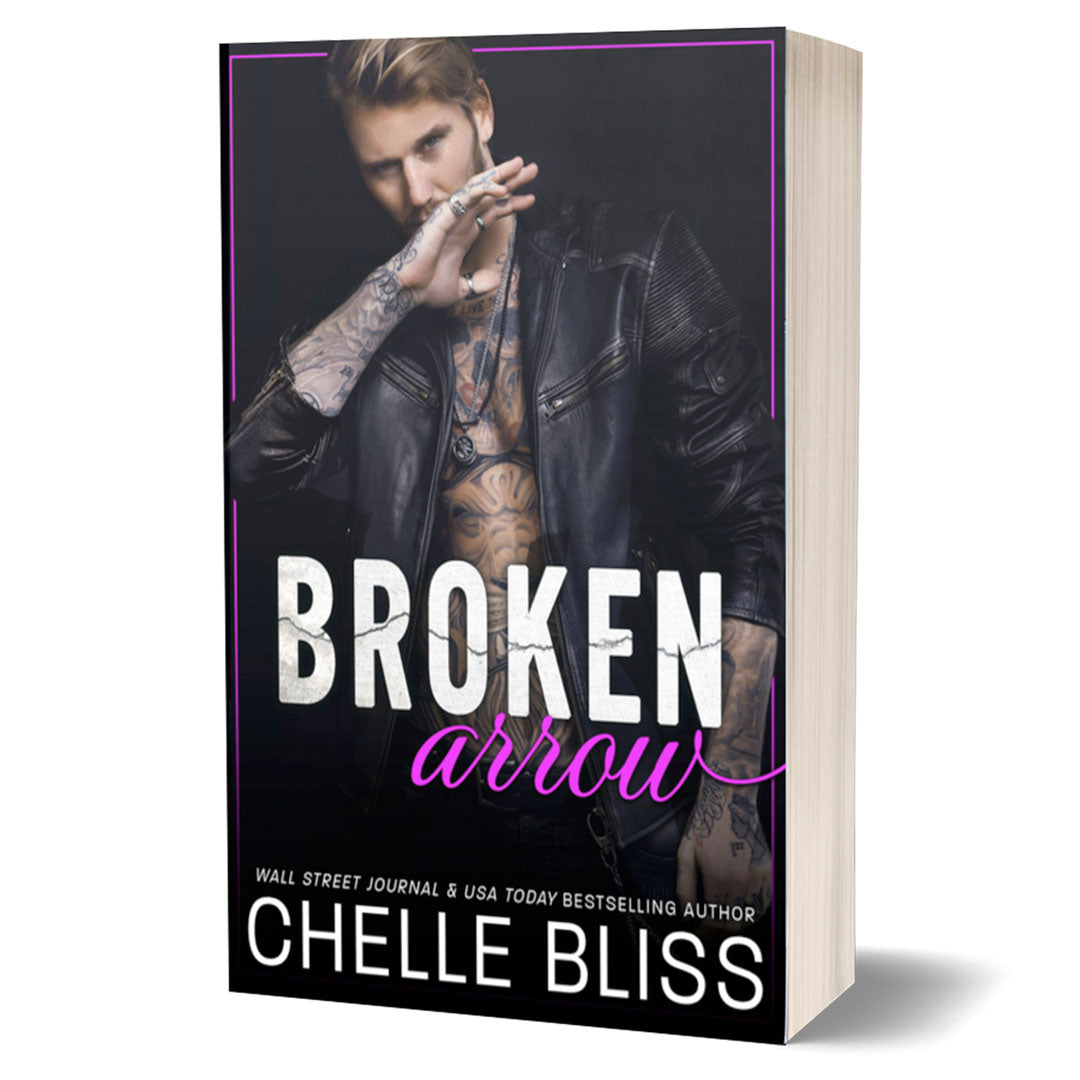 paperback book by chelle bliss man in leather jacket