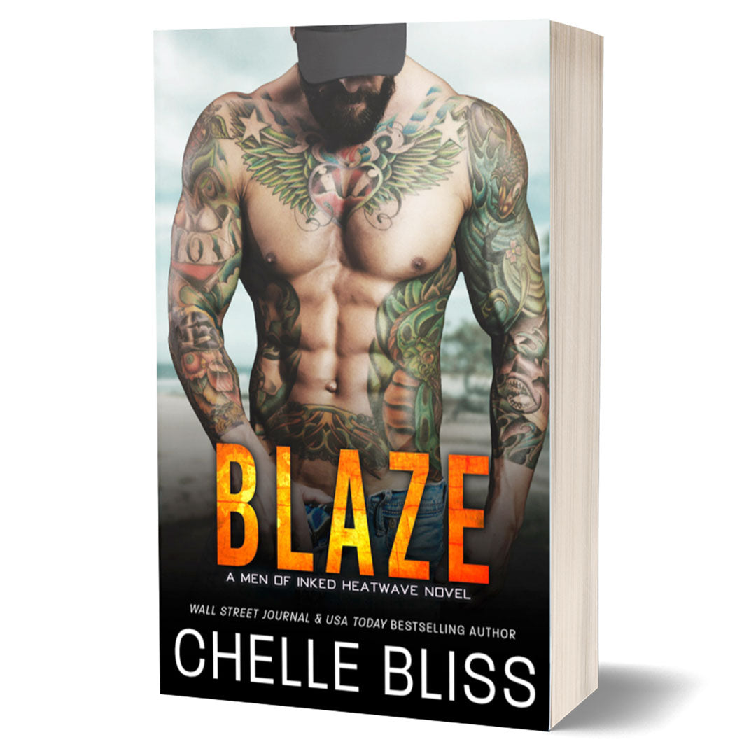 Blaze eBook - Tattooed Man on the beach