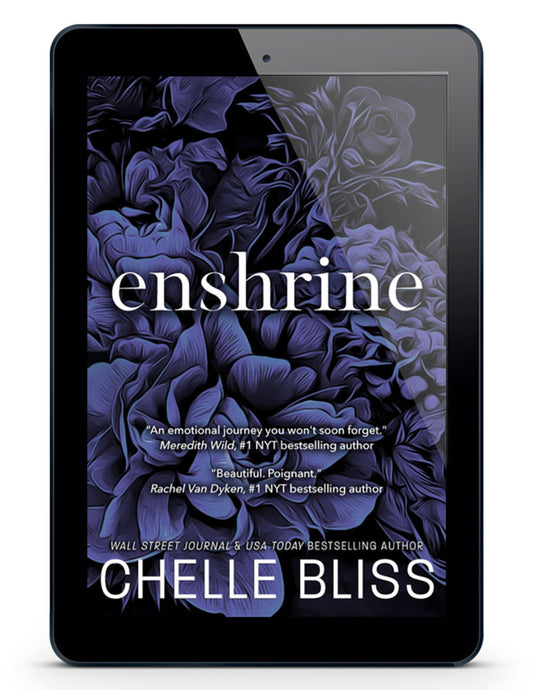 enshrine ebook by chelle bliss flowers on cover 
