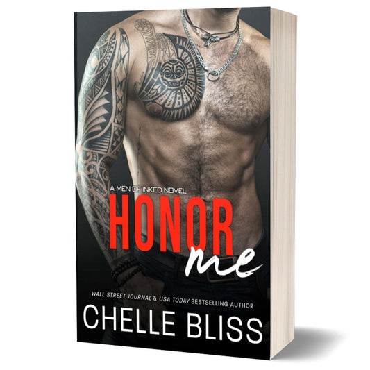 honor me paperback book tattooed man