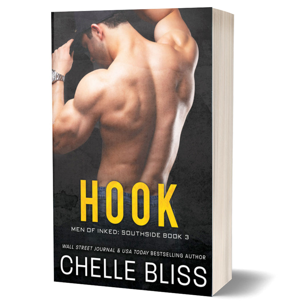 hook paperback book mans back 