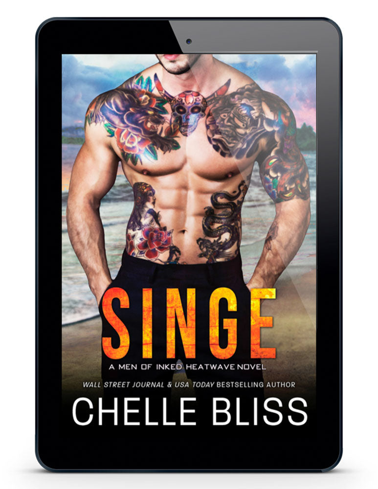 Singe eBook Tattooed Man on the Beach