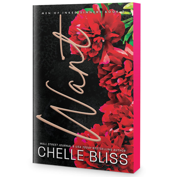 Want Special Edition Paperback by chelle bliss on a white background
