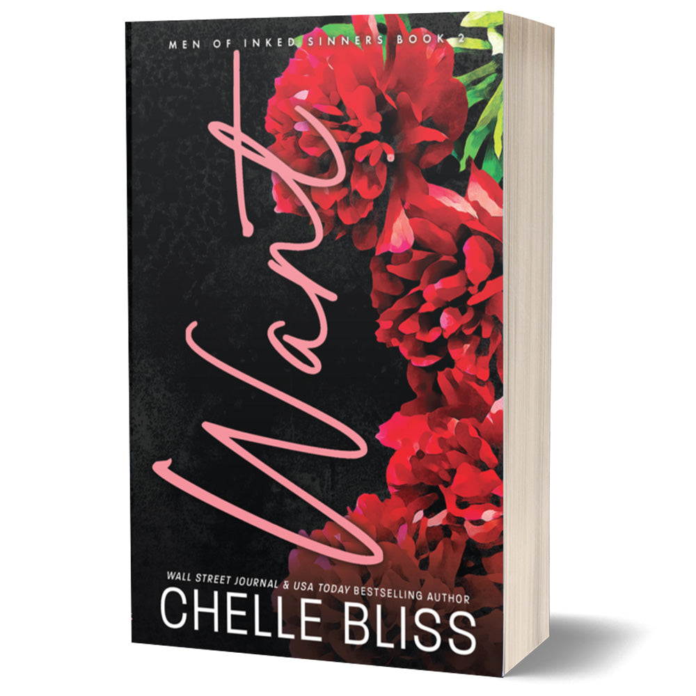 Want Discreet Paperback by chelle bliss on a white background