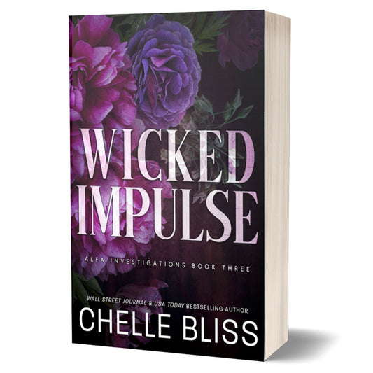 wicked impulse paperback books pink and purple flowers 